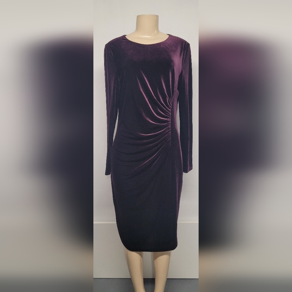 Harper Rose 14 Velvet Dress Beautiful Purple Bodycon